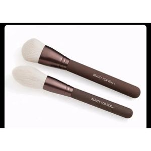 BEAUTY FOR REAL Perfect Precision Complexion Brushes - Powder + Complexion